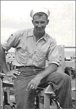 Frank Schwerin on Robbie's fantail